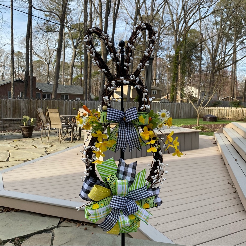 Easter Bunny Wreath Door Hanger